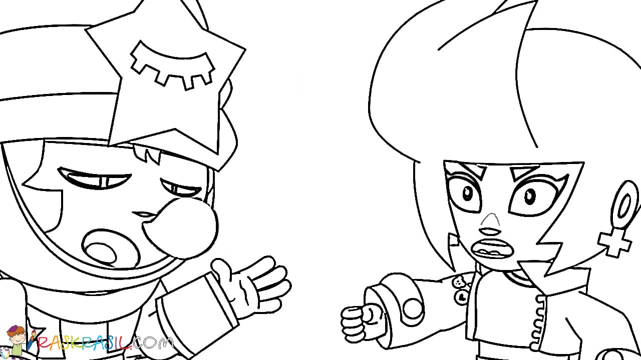 Brawl Stars kolorowanki